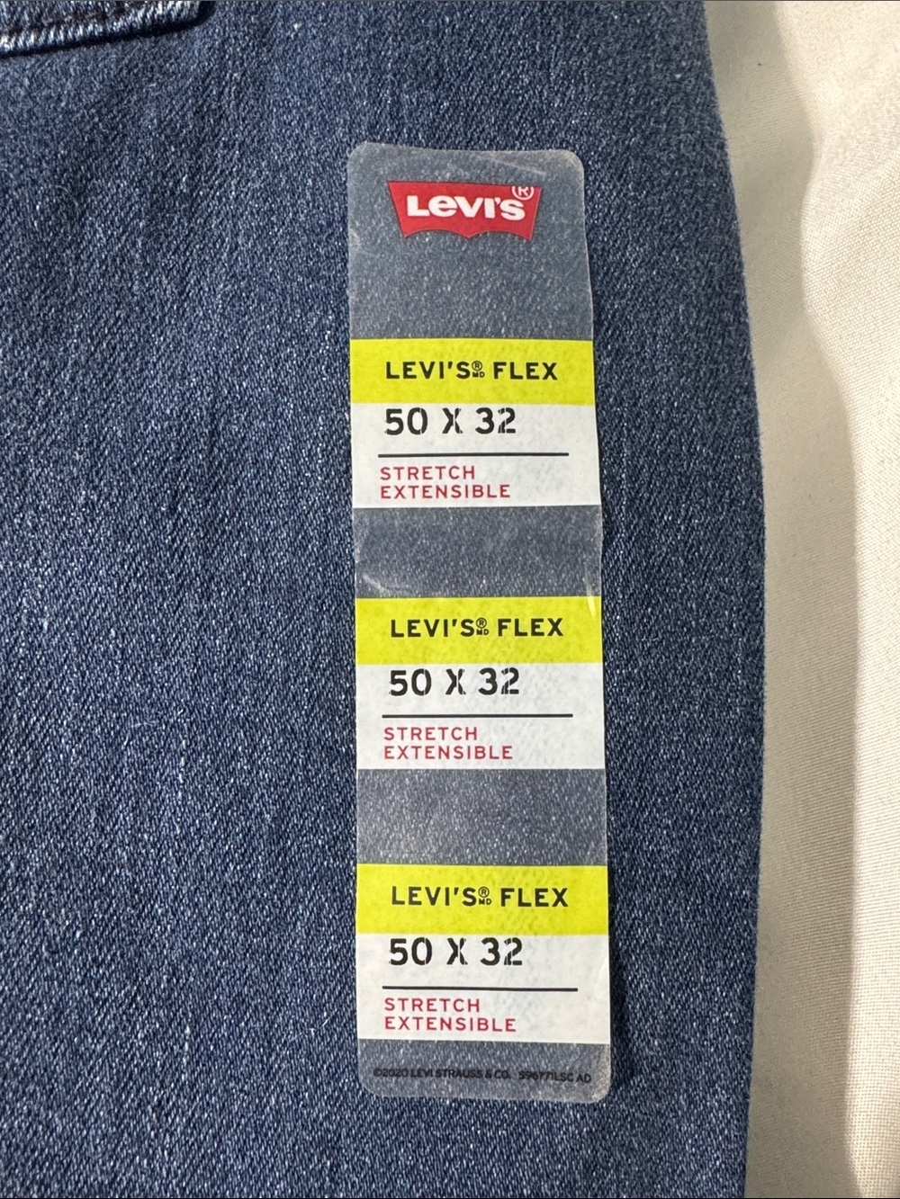 Levi’s 502 Taper Jeans 50x32 (Hemmed to 29”) Levi’s Flex Stretch Dark Wash - Picture 9 of 10